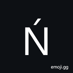 Latin Capital Letter N with Acute Symbol
