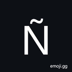 Latin Capital Letter N with Tilde Symbol