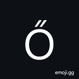 Latin Capital Letter O with Double Acute Symbol