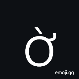 Latin Capital Letter O with Horn and Grave Symbol