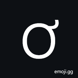 Latin Capital Letter O with Horn Symbol