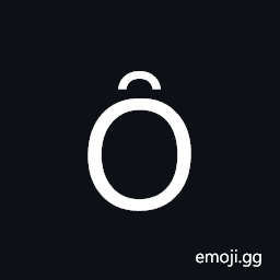 Latin Capital Letter O with Inverted Breve Symbol
