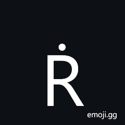 Latin Capital Letter R with Dot Above Symbol