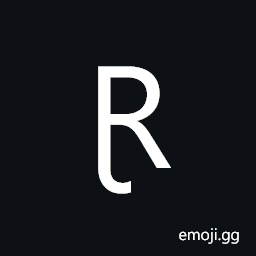 Latin Capital Letter R with Tail Symbol