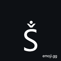 Latin Capital Letter S with Caron and Dot Above Symbol