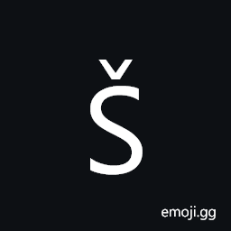 Latin Capital Letter S with Caron Symbol