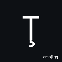 Latin Capital Letter T with Cedilla Symbol