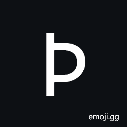 Latin Capital Letter Thorn Symbol