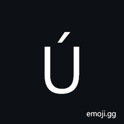 Latin Capital Letter U with Acute Symbol
