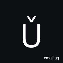 Latin Capital Letter U with Caron Symbol