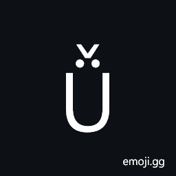 Latin Capital Letter U with Diaeresis and Caron Symbol