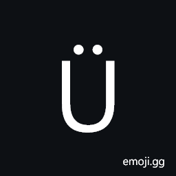 Latin Capital Letter U with Diaeresis Symbol
