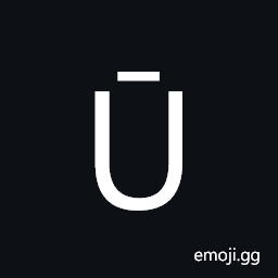 Latin Capital Letter U with Macron Symbol