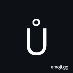 Latin Capital Letter U with Ring Above Symbol