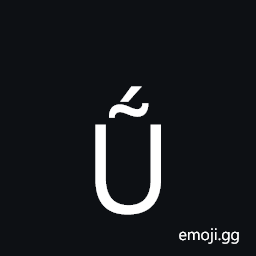 Latin Capital Letter U with Tilde and Acute Symbol