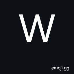 Latin Capital Letter W Symbol