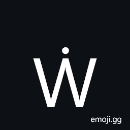 Latin Capital Letter W with Dot Above Symbol