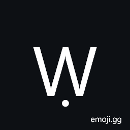 Latin Capital Letter W with Dot Below Symbol