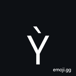 Latin Capital Letter Y with Grave Symbol