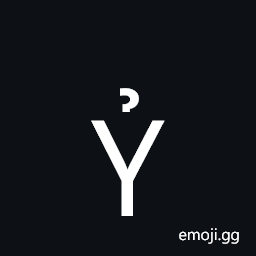 Latin Capital Letter Y with Hook Above Symbol