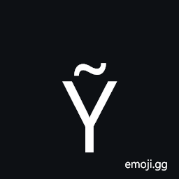 Latin Capital Letter Y with Tilde Symbol