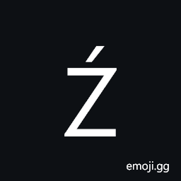 Latin Capital Letter Z with Acute Symbol