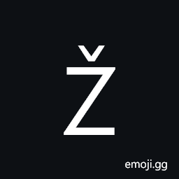 Latin Capital Letter Z with Caron Symbol