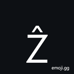 Latin Capital Letter Z with Circumflex Symbol