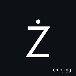 Latin Capital Letter Z with Dot Above Symbol