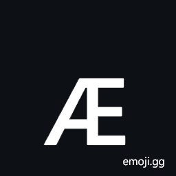 Latin Letter Small Capital Ae Symbol