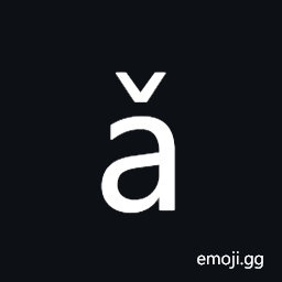 Latin Small Letter a with Caron Symbol