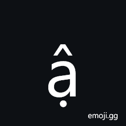Latin Small Letter a with Circumflex and Dot Below Symbol