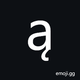 Latin Small Letter a with Ogonek Symbol