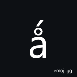 Latin Small Letter a with Ring Above and Acute Symbol