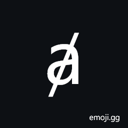 Latin Small Letter a with Stroke Symbol