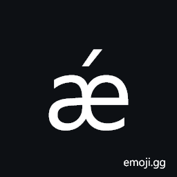 Latin Small Letter Ae with Acute Symbol