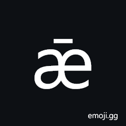 Latin Small Letter Ae with Macron Symbol