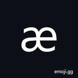 Latin Small Letter Ae Symbol