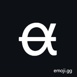 Latin Small Letter Barred Alpha Symbol