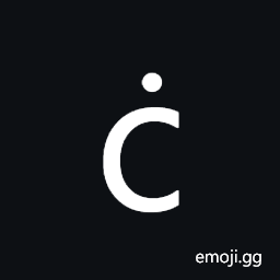 Latin Small Letter C with Dot Above Symbol