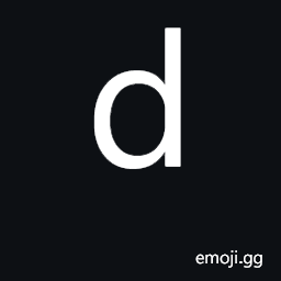Latin Small Letter D Symbol