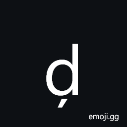 Latin Small Letter D with Cedilla Symbol