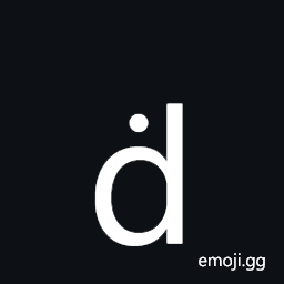 Latin Small Letter D with Dot Above Symbol