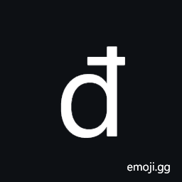 Latin Small Letter D with Stroke Symbol