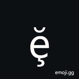 Latin Small Letter E with Cedilla and Breve Symbol