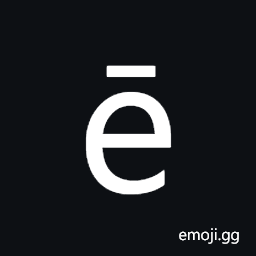 Latin Small Letter E with Macron Symbol