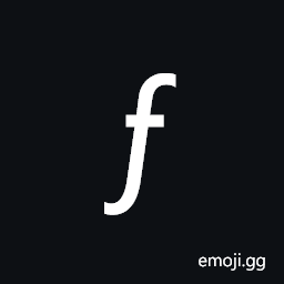 Latin Small Letter F with Hook Symbol