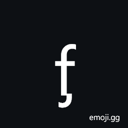 Latin Small Letter F with Palatal Hook Symbol