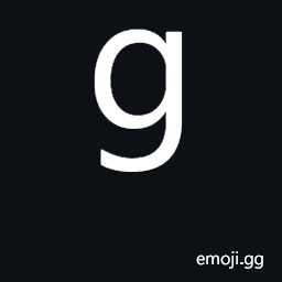 Latin Small Letter G Symbol