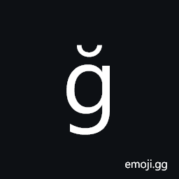 Latin Small Letter G with Breve Symbol